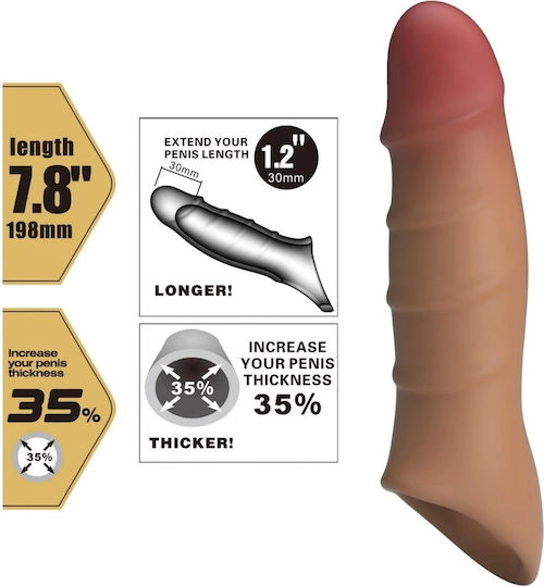 Realistisch Vibrator Braun