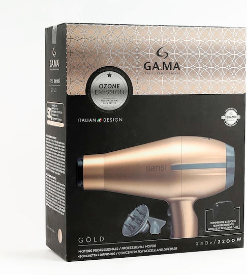 GA.MA Comfort Πιστολάκι Μαλλιών με Φυσούνα 2200W