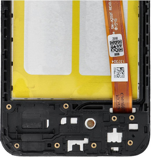 OG Οθόνη με Μηχανισμό Αφής και Πλαίσιο για Galaxy A20e (Μαύρο)