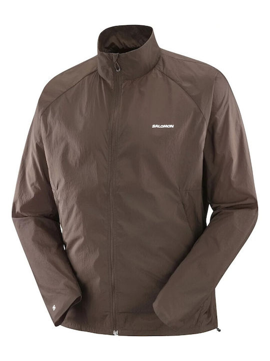 Jacke Bomber Wasserdicht und Winddicht Braun