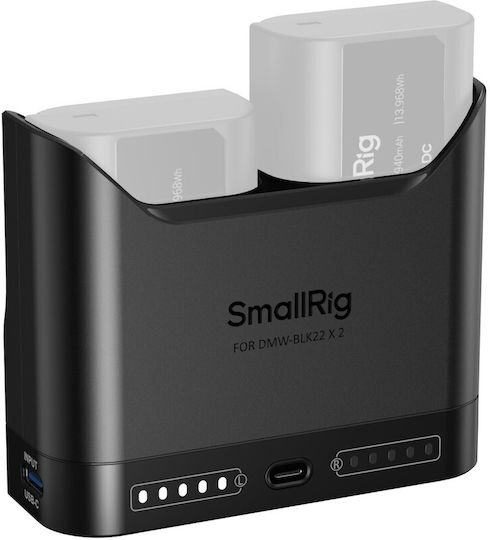 SmallRig Διπλός Φορτιστής Μπαταρίας Συμβατός με Panasonic
