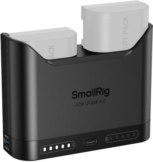 SmallRig Double Battery Charger Compatible with Canon