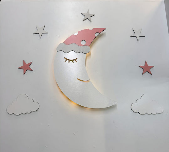 Led Wooden Kids Wall Light