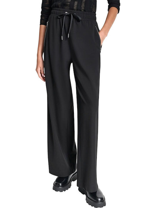 Women's Fabric Trousers Black