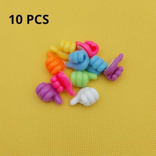 Set 10 Stück Selbstklebende Kabelclips Organisation