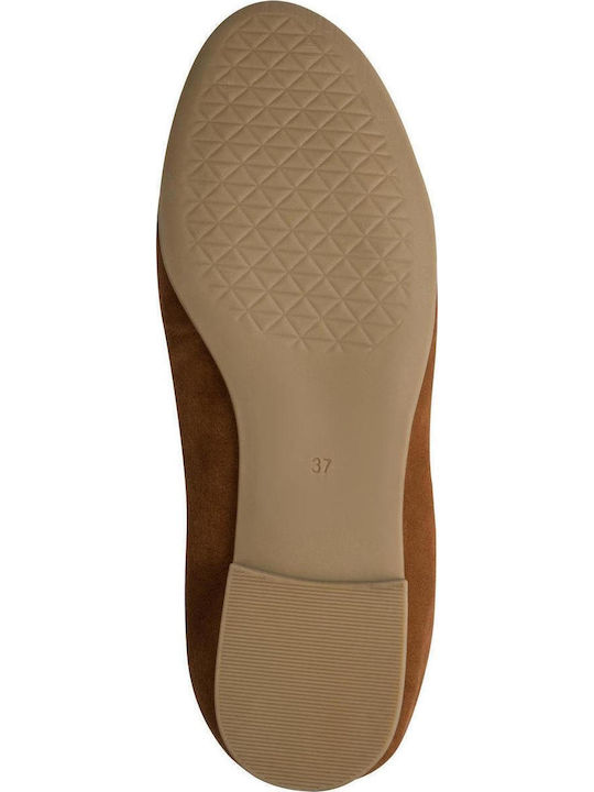 Women's Loafers in Tabac Brown Color