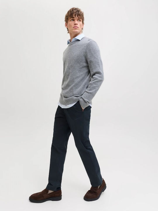 Trousers Chino Elastic in Regular Fit Blue