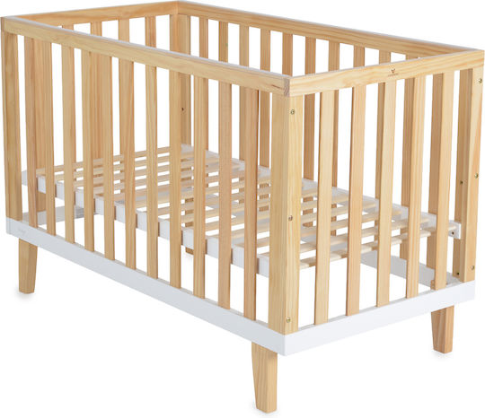 Cangaroo Babybett Beige mit Matratze 60x120cm
