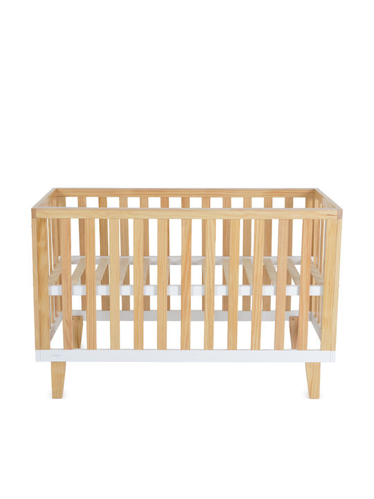 Cangaroo Βρεφική Κούνια Μπεζ με Στρώμα 60x120cm