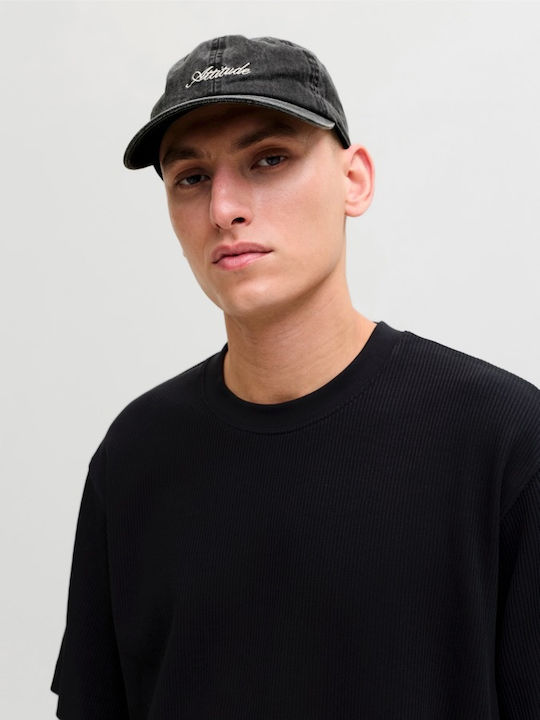 Jack&jones Мъжка Камуфлажна Шапка Черна