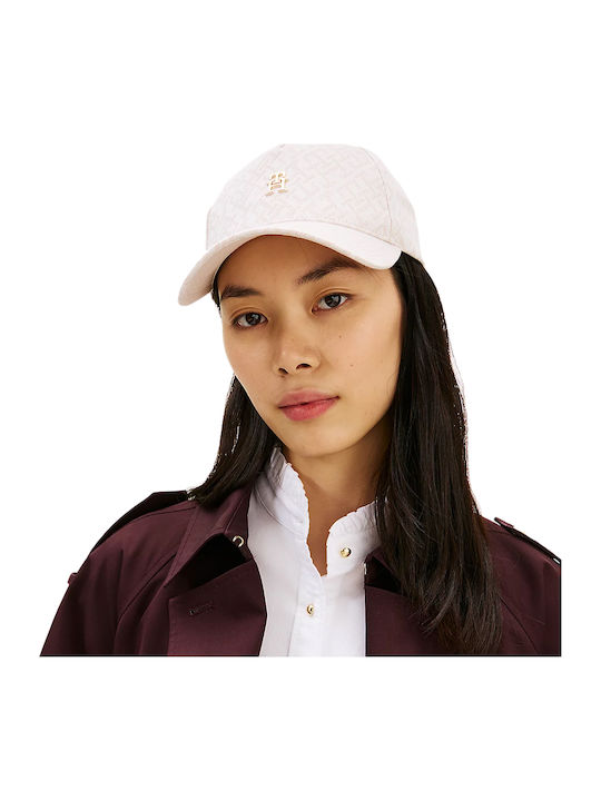 Tommy Hilfiger Monogram Бейзболна Капа Дамска Бежова Aw0aw18331-aa8