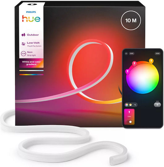Philips Waterproof Smart LED Strip Hue Neon 220V RGBIC Light 10m Neon Flex