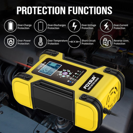 Foxsur Autobatterieladegerät 12V