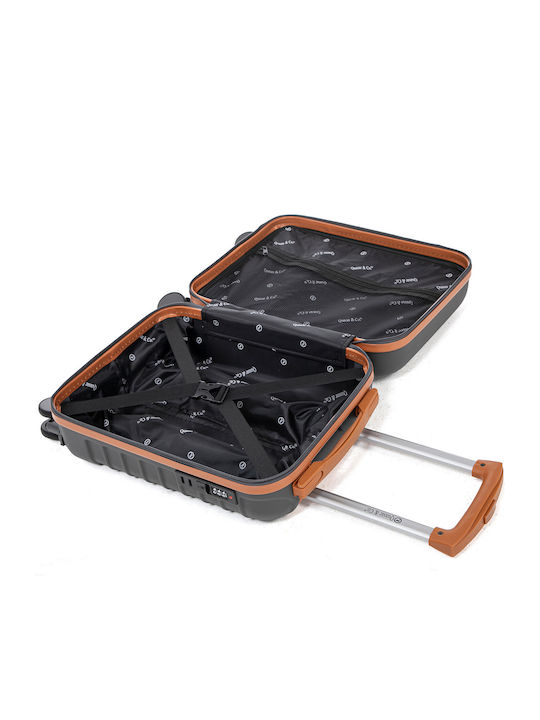 Quasar Valize de Călătorie Dure Gray/brown cu 4 roți Set 2buc