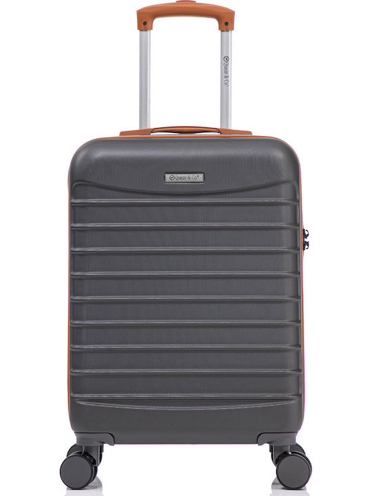 Quasar Valize de Călătorie Dure Gray/brown cu 4 roți Set 2buc