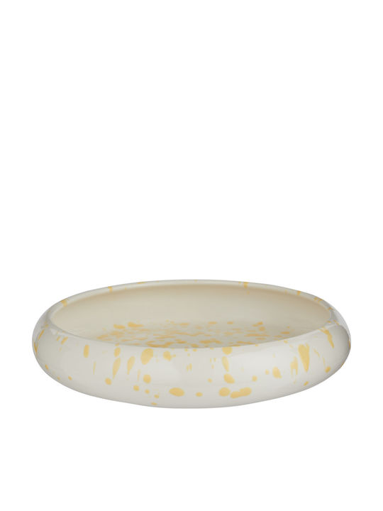 Butlers Boogy Splash Plate Pasta Ceramic Yellow with Diameter 24cm