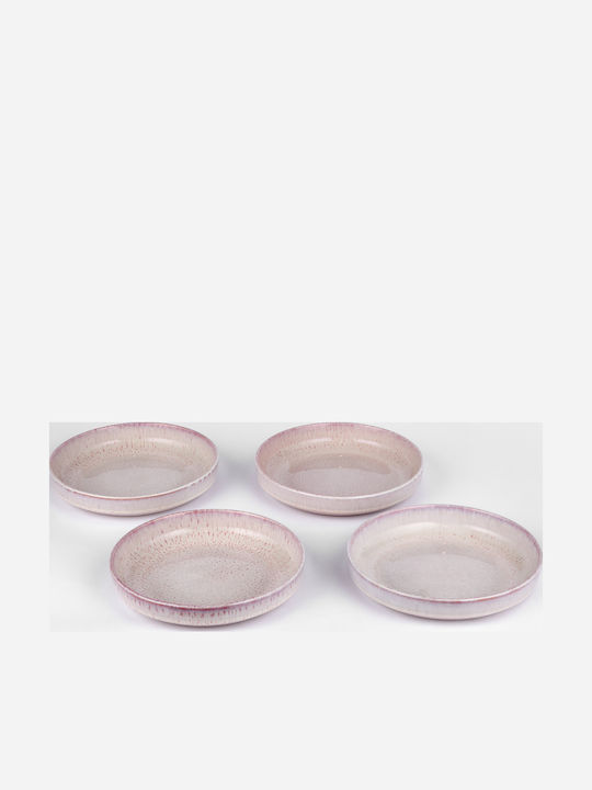 Butlers Tavira Farfurie pentru paste Ceramică Roz cu Diametru 23cm