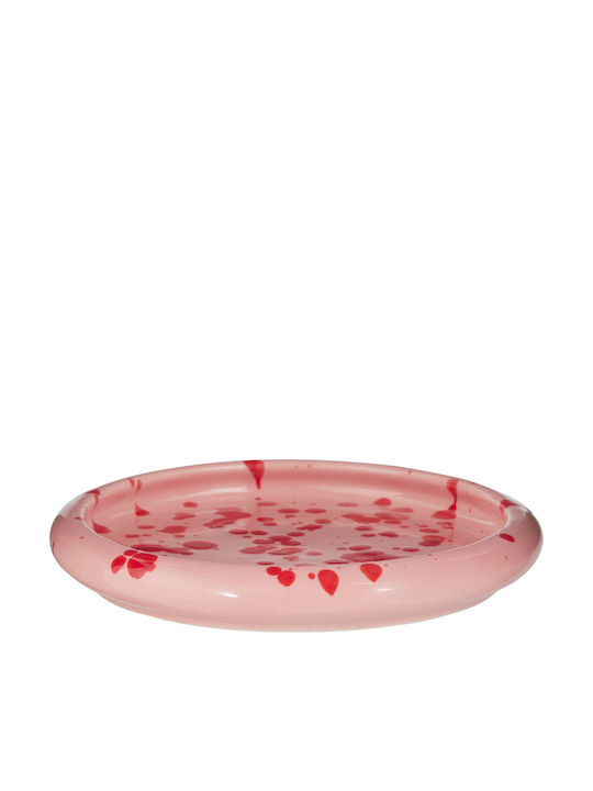 Butlers Boogy Splash Farfurie joasă Ceramică Roz cu Diametru 12cm
