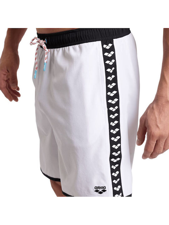 Icons Men's Swimwear Bermuda White Striped