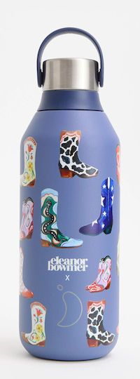 Chilly's Series 2 Eleanor Bowmer Thermosflasche Rostfreier Stahl BPA-frei 500ml Cowboy Boots