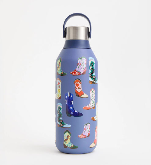 Chilly's Series 2 Eleanor Bowmer Thermosflasche Rostfreier Stahl BPA-frei 500ml Cowboy Boots