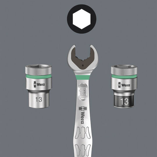Wera Zyklop Căpăcei cu Patrat de Prindere 1/2" Set 9buc