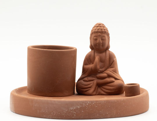 Farfurie Pentru Tămâie Buddha 3 1 Conuri Parfumate Bețișoare Salvie Palo Santo