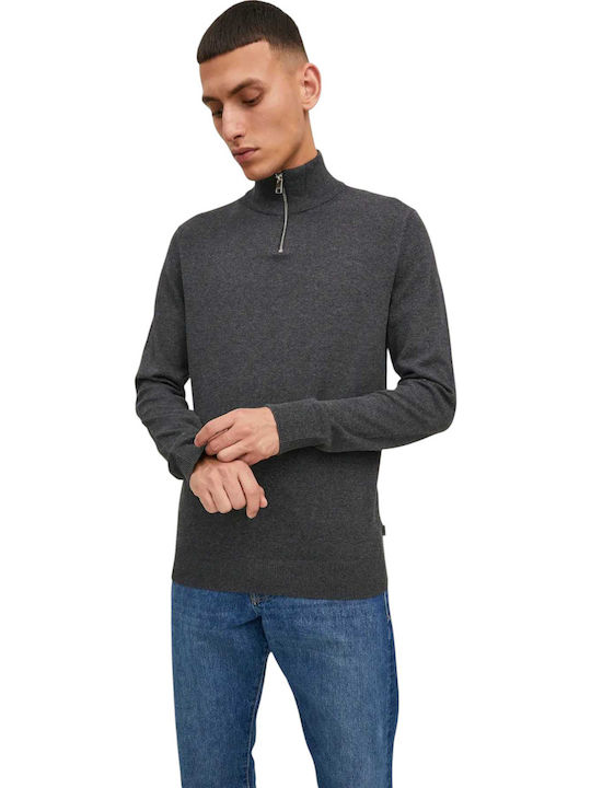 Langarm Pullover Grau Mel