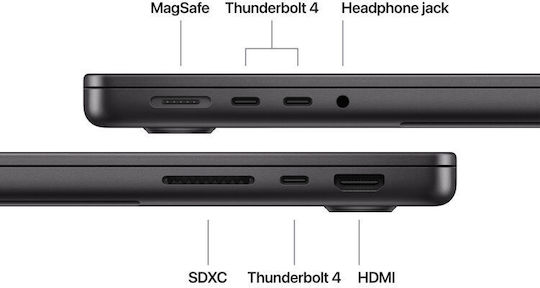 Apple MacBook Pro 14.2 IPS Retina Display 120Hz M5 10-Core 32GB 512GB SSD 10-Core GPU With 70W Charger Space Black US Keyboard