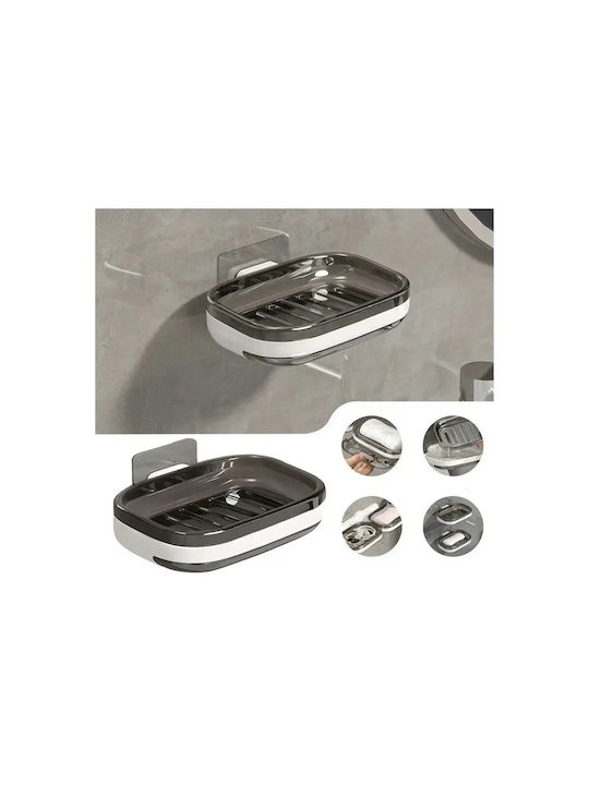 Verk Group Wall-mounted Soap Dish Plastic Black