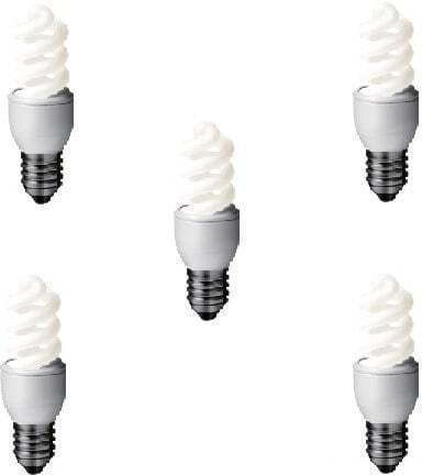 Set 3 Lămpi Fluorescente Panasonic Soclu E27 Putere 8w Formă Spirală Lumină Alb Rece Alimentare 220 240 V "efd8e65hd-5" Sigiliu Verde 1,35 Lei