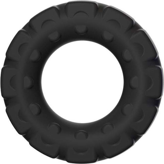 Tread Ultimate Inel Pentru Penis Din Silicon Negru