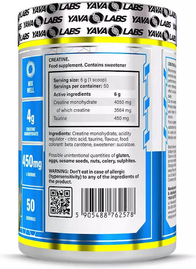 Yava Labs Creatine Lemon 300gr