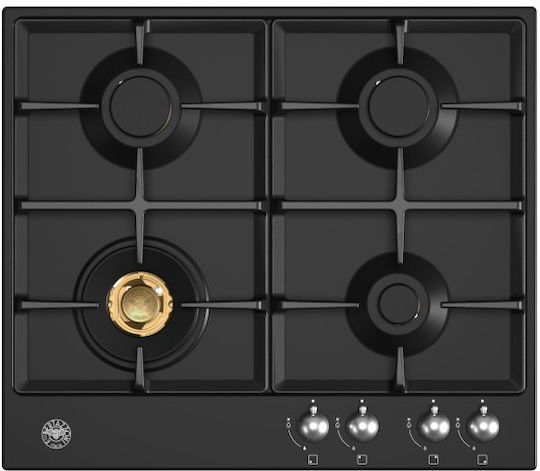 Bertazzoni P60 4l Her Ne Εστία Φυσικού Αερίου Αυτόνομη 60.2x52.2εκ.