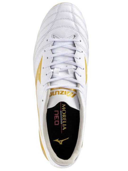 Mizuno Morelia Neo Iv Pro Football Shoes with Cleats White