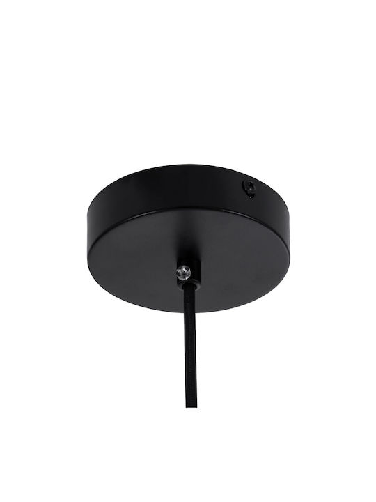 kelvo Bellissimo Pendant Light Black with Socket E27 40x40x62cm