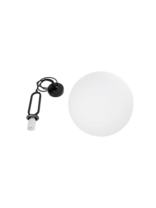 kelvo Bellissimo Pendant Light Black with Socket E27 40x40x62cm