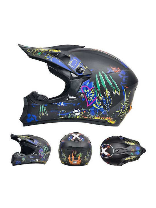 FIXATO Cască Moto Motocross ECE 22.06