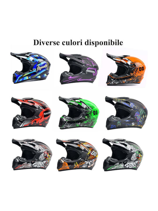FIXATO Cască Moto Motocross ECE 22.06