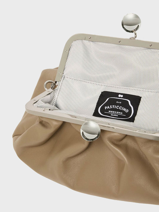 Leder Damen Handtasche Beiges