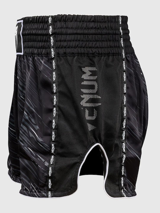 Șorturi Muay Thai Venum Tectonic Rapid Muay Thai Black Storm Gri