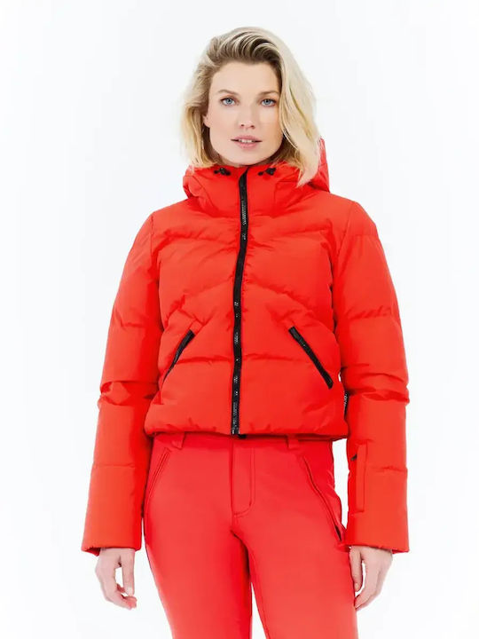Protest Snowjacket 65652013-133 Женско Яке за Ски и Сноуборд Червен
