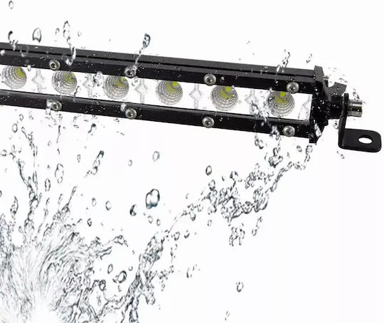 Led Super Slim Aδιάβροχος Προβολέας 12 Optonic Led Κατευθυντικός 6000lm-12/24volt 2τμχ Tc-314