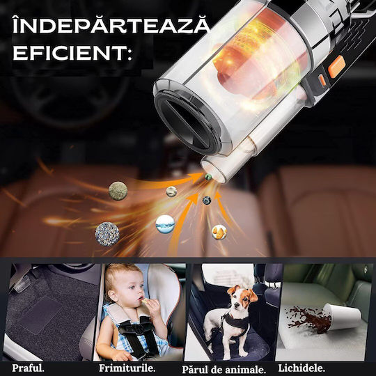 Renew Force Aspirator De Mână Pentru Mașini Cu Cablu De Brichetă 12V