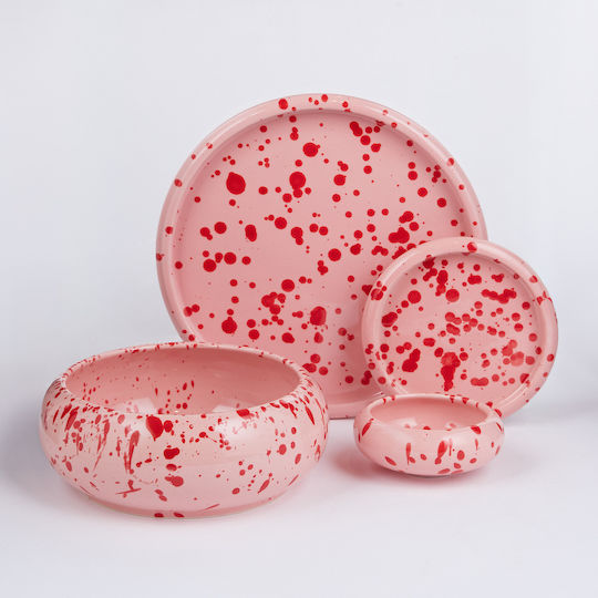 Butlers Σαλατιέρα Κεραμική Ροζ 16x16cm