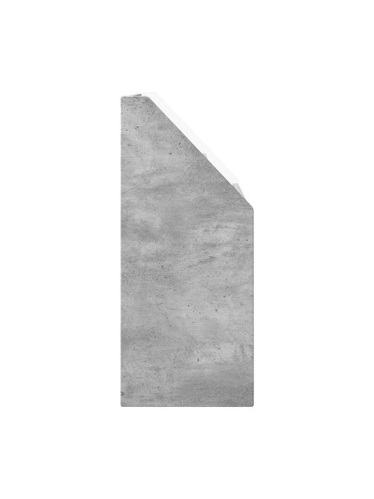 Wooden Floor Bookcase Gray 72.5x29.5x69cm