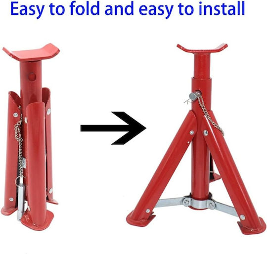 ForHome Vehicle Support Stands Set with Lifting Capacity up to 2 Tons