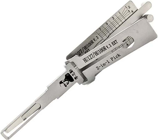 Lishi Auto Decoder Hu100r Hu127 2 În 1 Pick Bmw F Series Chei Hu100r 8 Tăieturi Lamă Portbagaj Ușă Contact Ridicător Dublu