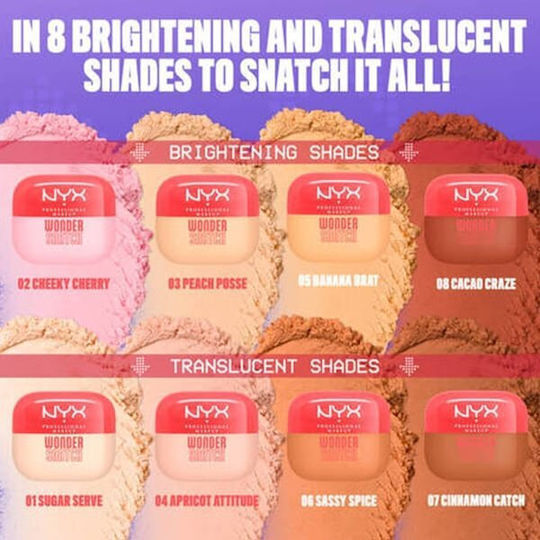 NYX Professional Makeup Wonder Snatch Πούδρα Cheeky Cherry 6gr