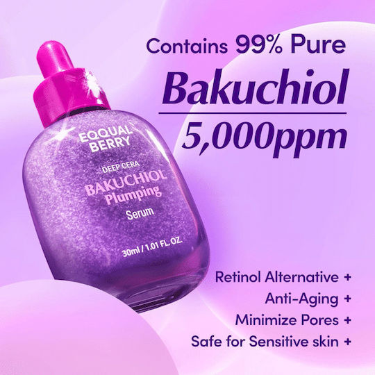 Eqqualberry Bakuchiol 30ml & Vitamin C Serum 30ml Set Anti-ageing & Brightening Serum Set Radiant & Firm Skin Custom Bundle